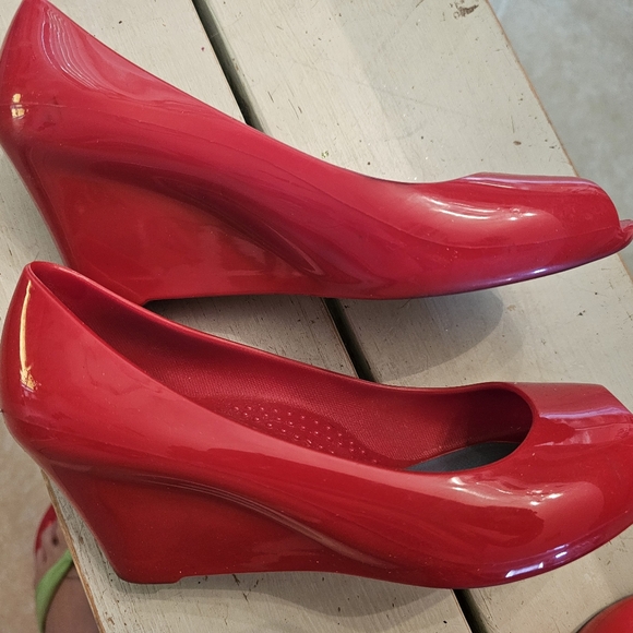 One of 3 pair of Oka B comfort wedges size 8 - Picture 2 of 4